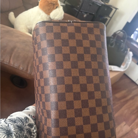 Checkered Brown Tote Bag - Picture 8 of 17